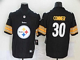 Nike Steelers 30 James Conner Black Team Big Logo Vapor Untouchable Limited Jersey,baseball caps,new era cap wholesale,wholesale hats